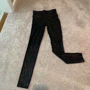 MUST GO!!! Open to offers!!!Spanx Faux Leather Leggings (black)